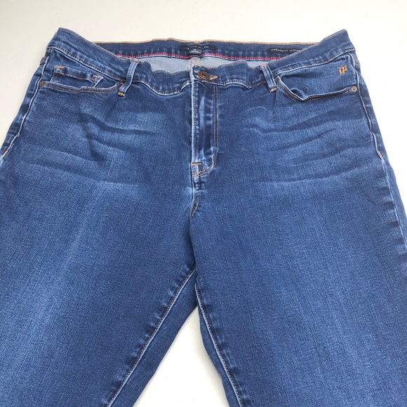 High Rise Tommy Hilfiger Blue Denim Pants - Picture 1 of 11